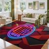 AC Milan Design Crystal Velvet Rug Soft Decorative Mat for Bedroom Entrance