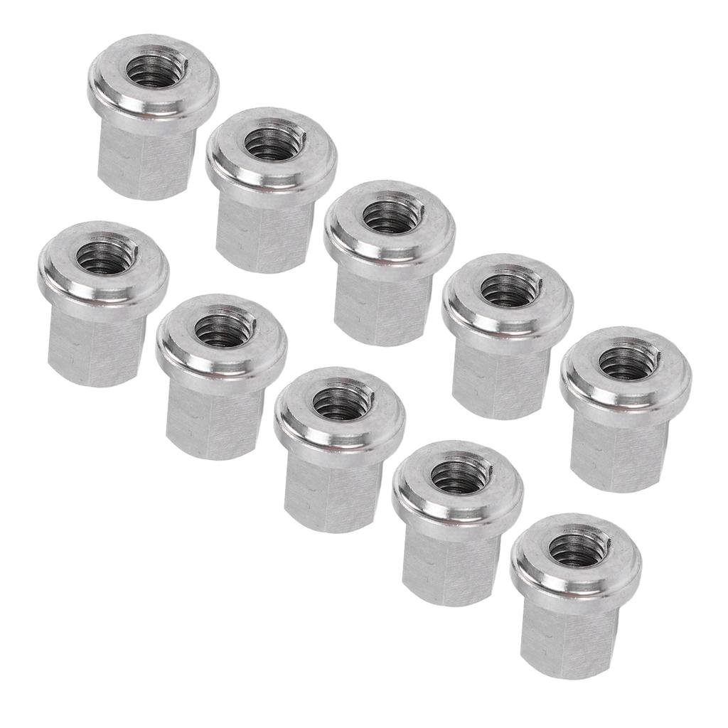 10PCS Battery Nuts 6015 010 Stainless Steel Closed Top 3 8in Battery Stud Nut for Cars Ships