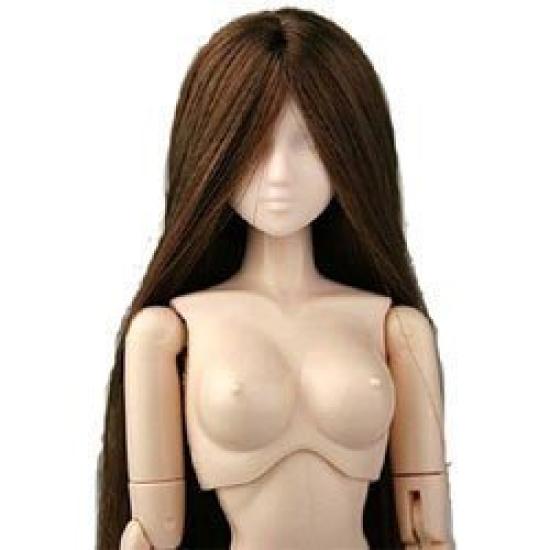 Obitsu Тело 27см Тело Волосы Укорененные Голова 01 Уайтти Средне-коричневый