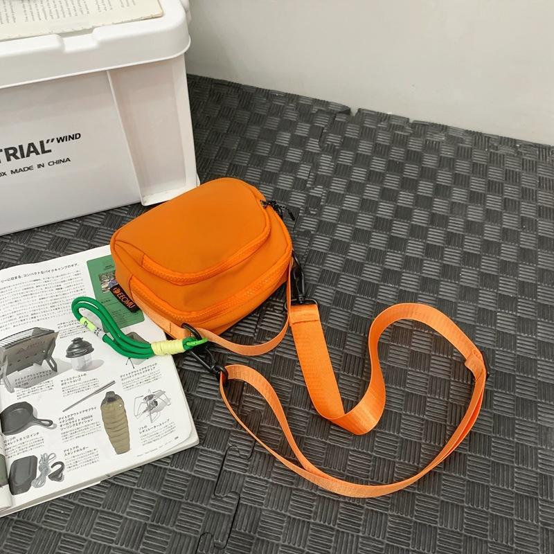 Trendy Brand Small Satchel Women's Trendy Shoulder Bag Men's Casual Versatile Messenger Bag Sports Mobile Phone Bag Small Backpack