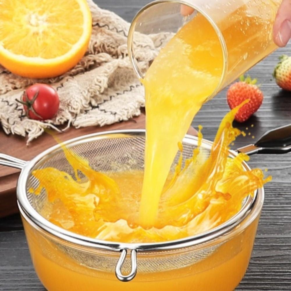 12 14 16 20 22cm Food Strainer Colander Stainless Steel Fine Mesh Strainer  for Kitchen