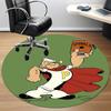 1pc Popeye Spinach Office Round Area Rug, Under Office Chairs Bedroom Living Room Home Decor, Room Decoa1016130