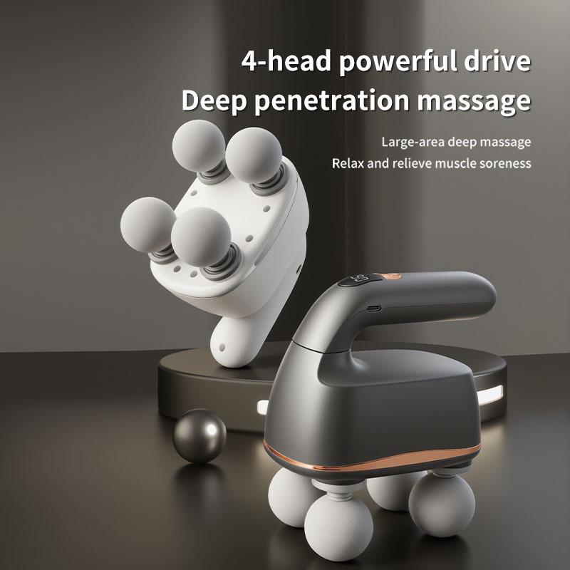 New Four-Head Multifunctional Muscle Massager Gun for Home Use