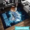 Custom Name Rug Orlando basketball Team Area Rug Suitable for Indoor And Outdoor,Carpets for Homes, Offices,Living Rooms,Home Decor,Christmas Gift