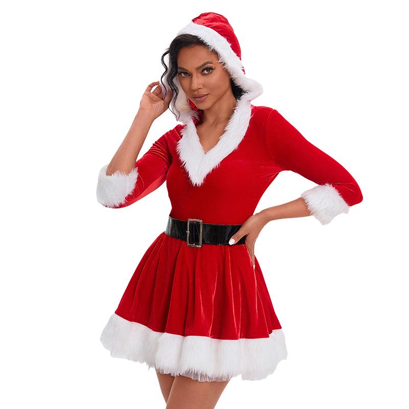 Women's European & American Christmas Performance Dress - Adult Christmas Costume