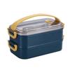 Brotdose 200ml 304 Thermisch Tragbar Japanischer Edelstahl Brotdose Für Kinder Picknick Für Schule Betreiber Nahtlose Lebensmittelbox | Frühstücksboxen
