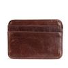 New Thin Vintage Men's Genuine Leather Small Wallet Slim Credit Card Holder Money Bag ID Card Case Mini Purse For Male