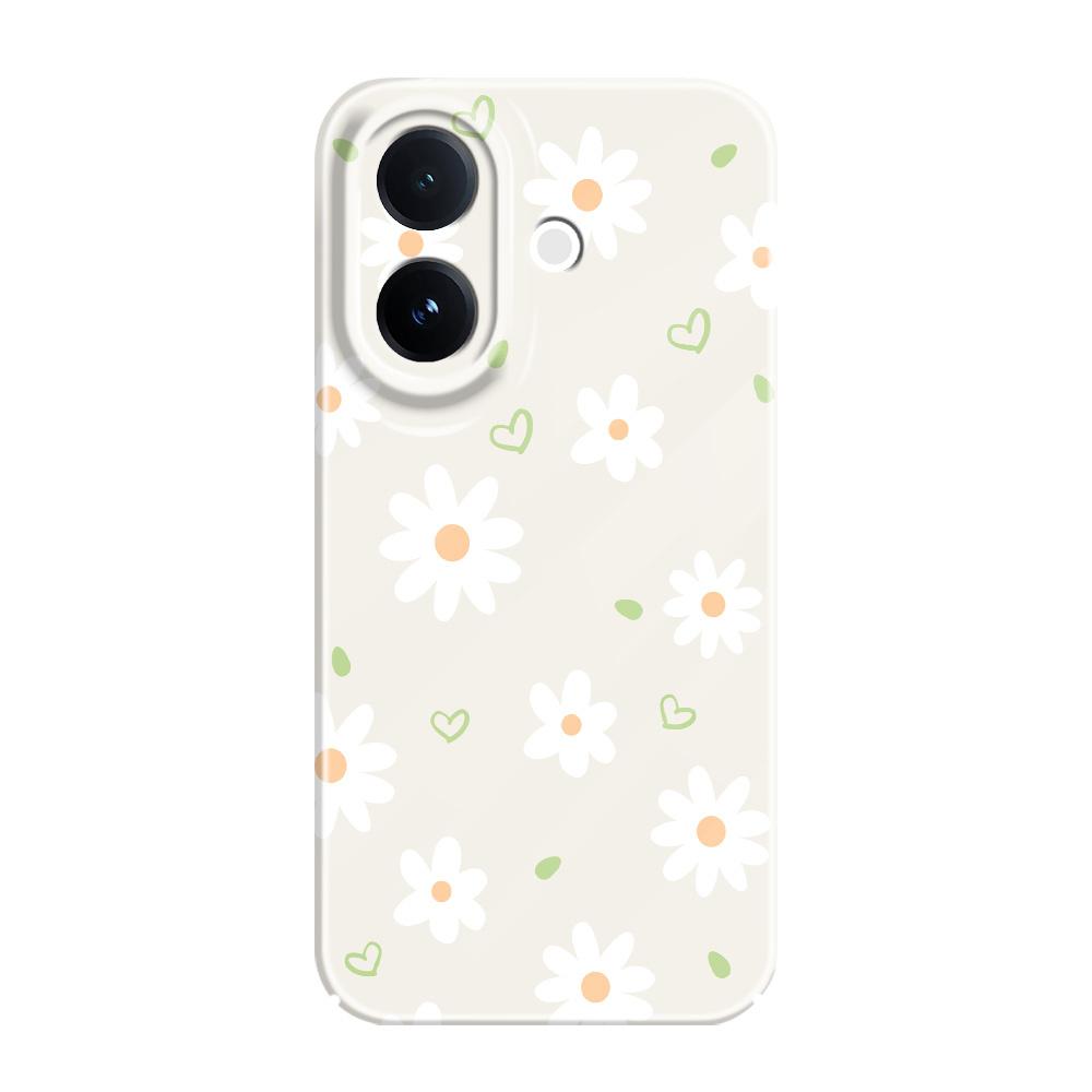 Tender Daisy Phone Case For VIVO V60 V50 V40 Lite V27 V25 V23 V23E V20 Pro 4G 5G Film Hard Cover