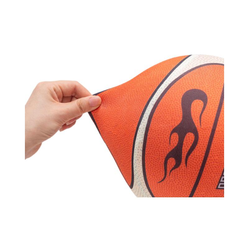 4th Gen Silent Fabric-Covered Elastic Basketball - Children's Quiet Play Ball for Home Use
