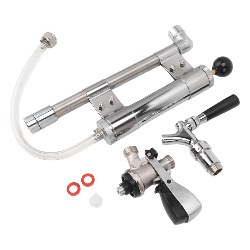 8in Keg Party Pump Beer Keg Tap Keg Hand Pump 8in Picnic Pump with Beer Faucet Draft Beer Party