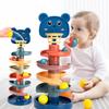 Non-Toxic Montessori Baby Toy Rolling Ball Tower Montessori Educational Games For Babies Stacking Track Baby Development Toys 1 2 3 Years