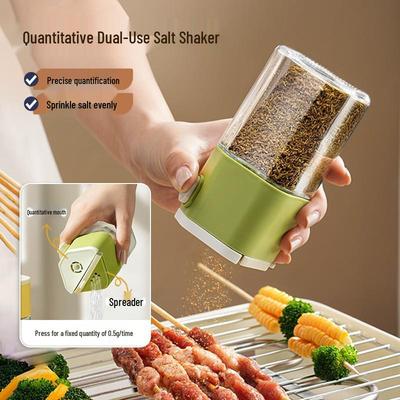Doppelt verwendbares Glas für Salz & Gewürze für die Küchenwürze