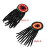 Fancy Dress Bob Marley Unisex Dreadlocks Rasta Hair Hat Wig Braid Hat Jamaican Knitted Beanies