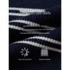 Jiang Xin's Spring 2026 Striped Wool Polo Knitwear with Contrasting Colors