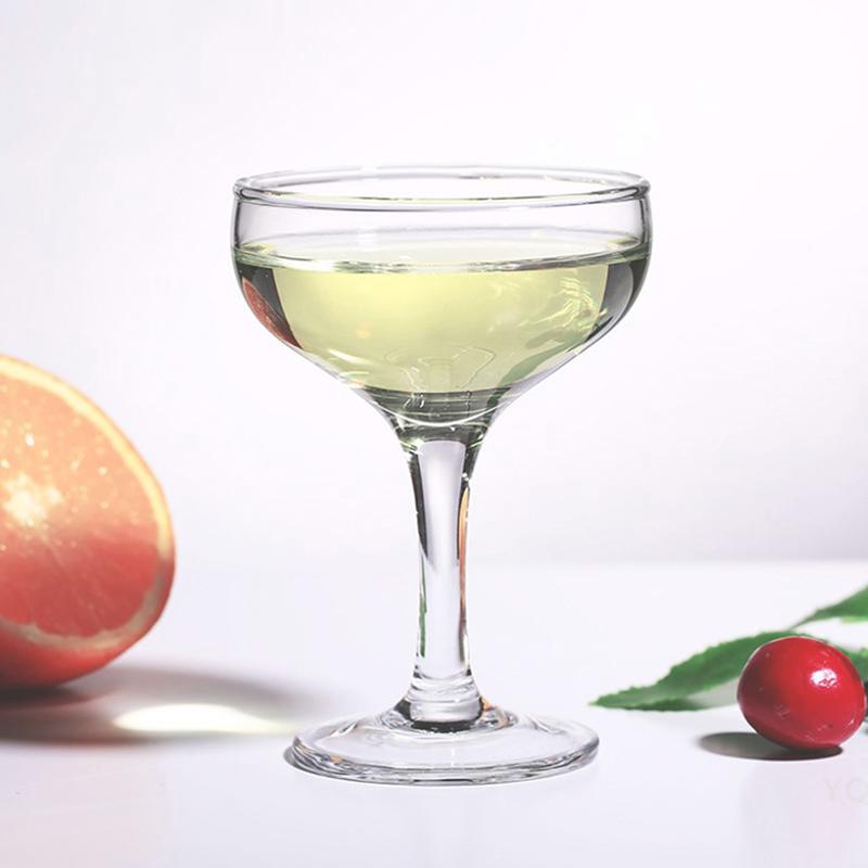 Disposable Transparent Party Cups - Cocktail/Champagne Flutes, Wedding Birthday Decor Tableware