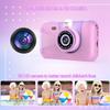 Upgraded Real 1080P Kids Camera with Flip-up Lens for Selfie & Video, 32GB SD Card Included, 2.4" Screen Camera Toy for 4-12 Years Old Girls Boys on
