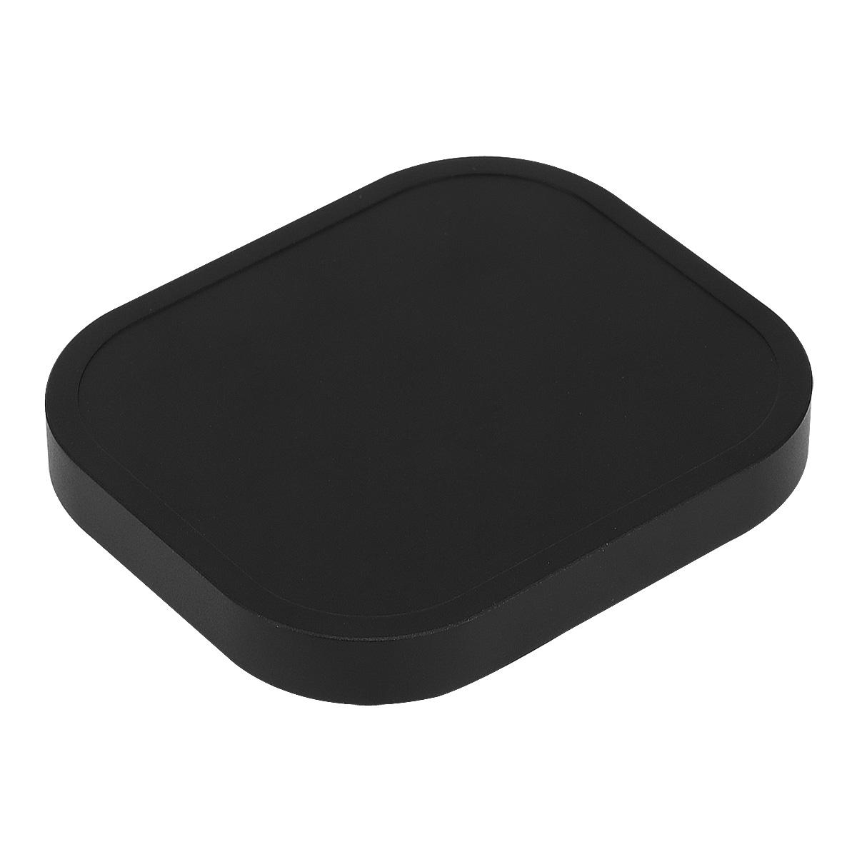 Haoge LH-OM45 Square Metal Lens Hood Shade for Olympus M. ZUIKO DIGITAL ED  45mm f/1.8 Lens 45/1.8 Black Cap