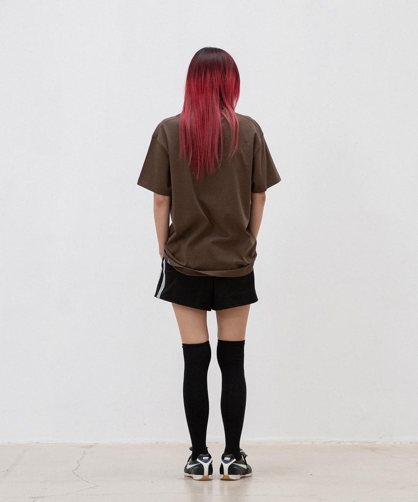 ISTKUNST Scene Band Tee_Brown(Ik2Emmt510A)
