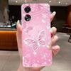 Case For OPPO A78 4G 5G A98 F23 A1X Flower Butterfly Phone Cases For Oppo A98 Soft Silicone Capa Transparent TPU Jelly Cover