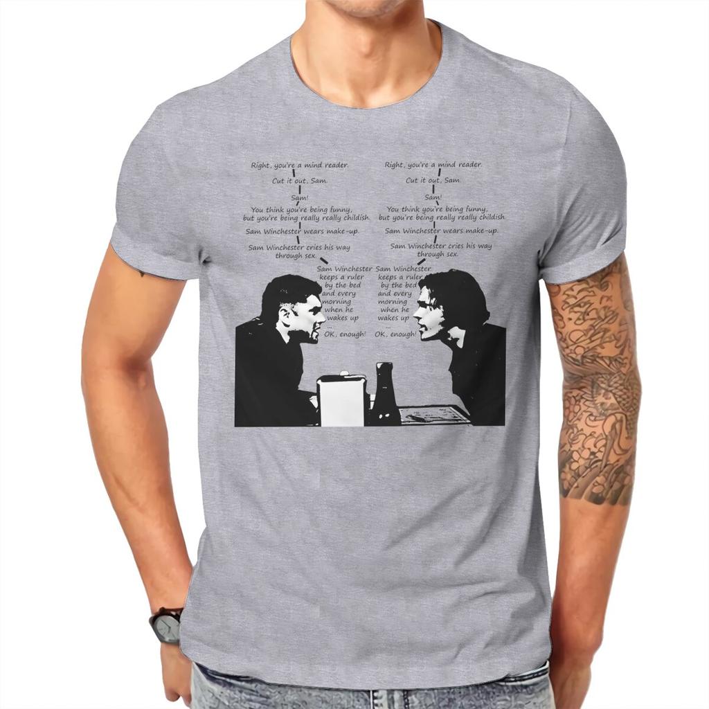 Supernatural Keeps A Ruler Tshirt Graphic Unisex Tops Vintage Summer Cotton Short Sleeve T Shirt