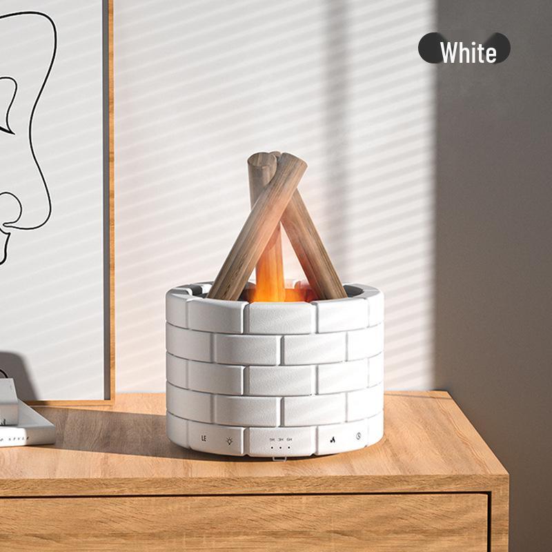 Bonfire Flame Aroma Diffuser: Creative Atmosphere Light & Humidifier for Home or Office