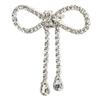 2pcs Rhinestone Design Rhinestone Bow Brooch Tassel Design Tassel Brooch Pin  Celebrations