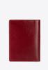 Wittchen Mallette verticale pour documents en cuir unisexe Rouge Cuir véritable