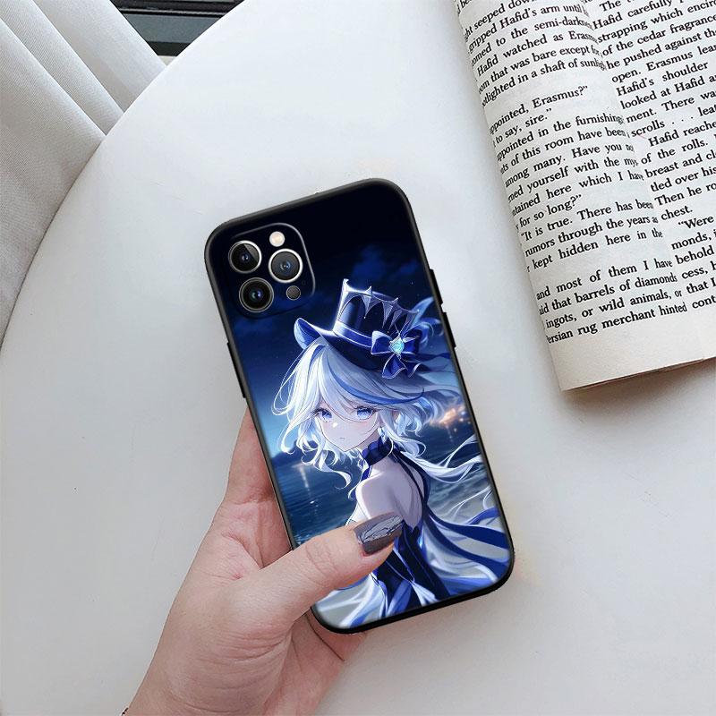 Genshin Impact Furina Phone Case for Motorola Moto Edge 60 60s 70 G86 G56 G54 E14 G04S G45 G54 G64 Pro Power Neo Fusion