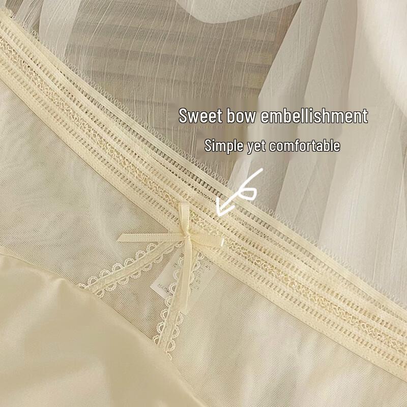 Urban Beauty Lace Ruffled Anti-bacterial Women's Briefs (3-Pack)