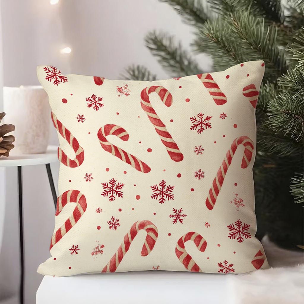 Christmas Tree Patterned PillowcaseSuitable for sofa car bedroom decorative cushion cover pillow cover