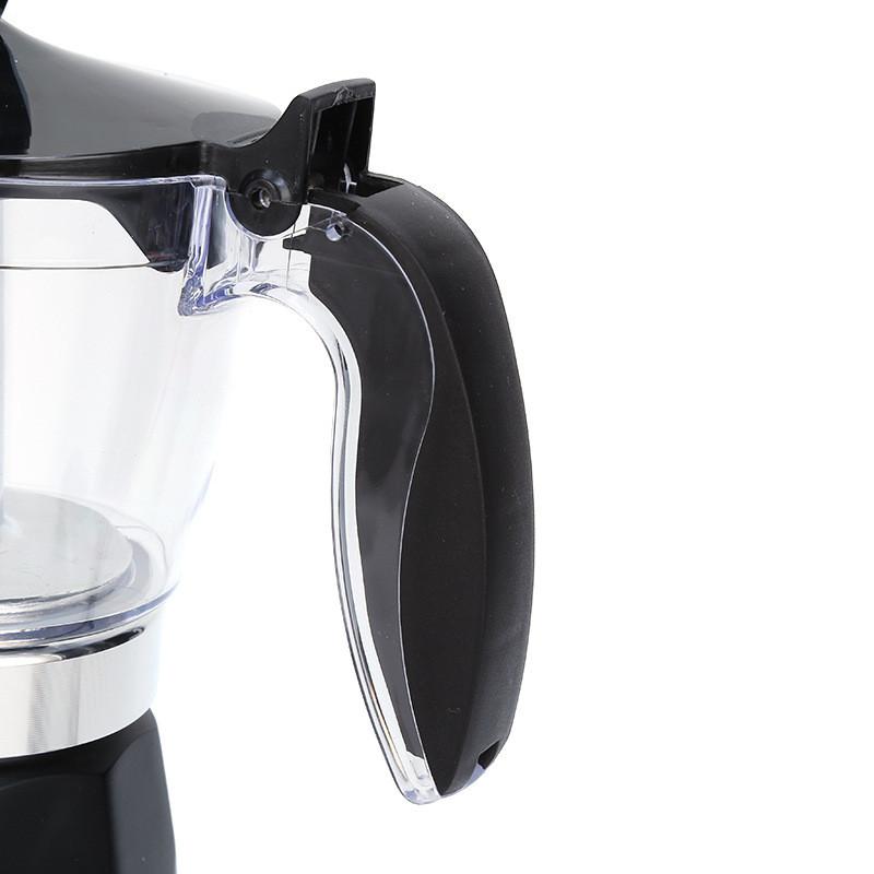 Household Plug in Aluminum Mocha Pot Italian Espresso Pot Espresso Concentrator Single Valve Hand Brewing Coffee Maker Set