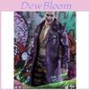Suicide Squad Joker Cosplay Jacke aus Polyester mit verstellbarer Passform für Halloween-Kostümparty
