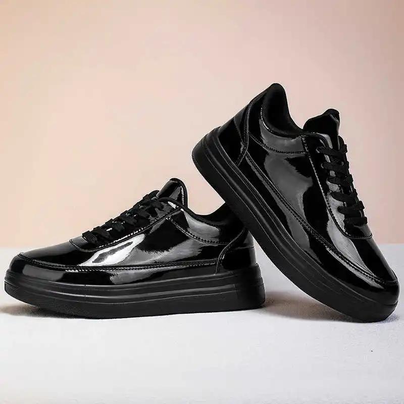 In The Forest Winter Brown Boot Woman Skateboarding Women's Fashion Sneakers Black And White Shoes Sports Character Tennes