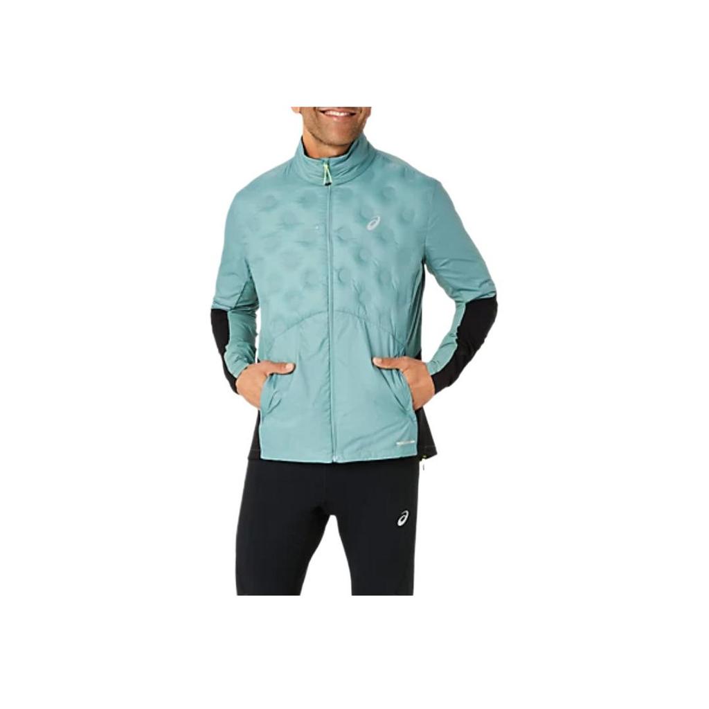 Asics Road Winter Jacket Windproof Waterproof Durable Comfortable Fashionable Versatile Jacket Men jackets Cerulean 2011D087-300