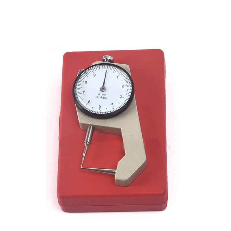 Nigf 1 Stück Zahnärztliche Dickenmessuhr Mechanische Messschieber 0-10 mm Messschieber mit Zifferblatt Für Labor Messlineal Zahnärztliche Werkzeuge