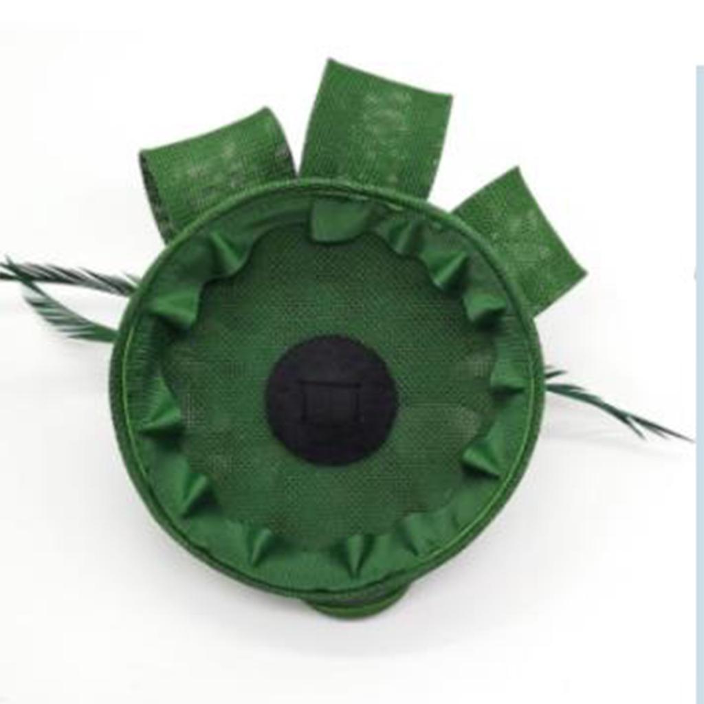 Tea Party Fascinator Hat for Party Wedding Women Feather Mesh Fascinator Hair Pin Hat Big Flower Church Cap Headdress