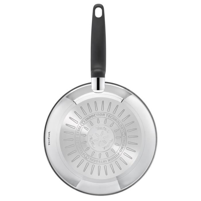 TEFAL E3090604 PRIMARY Poêle Inox Avec Revêtement Anti-adhésif 28 Cm Compatible Induction