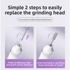 With 5 Grinding Heads Electric Nail Drill Set USB Pen-Style Nail Dryer  Manicure Tools
