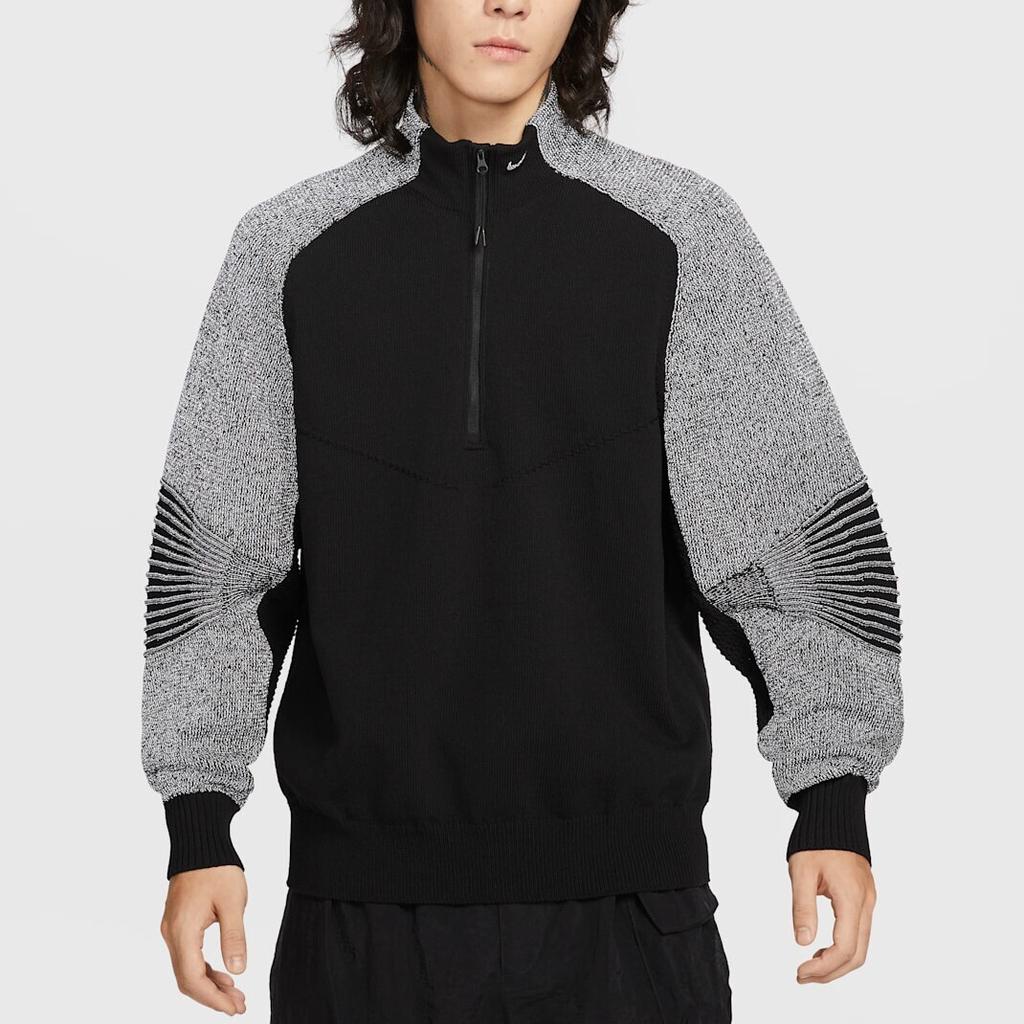 Nike Pro Tch Reflect Sports Casual Stand Collar Pullover Sweatshirt Men Sweatshirt HV1400-010