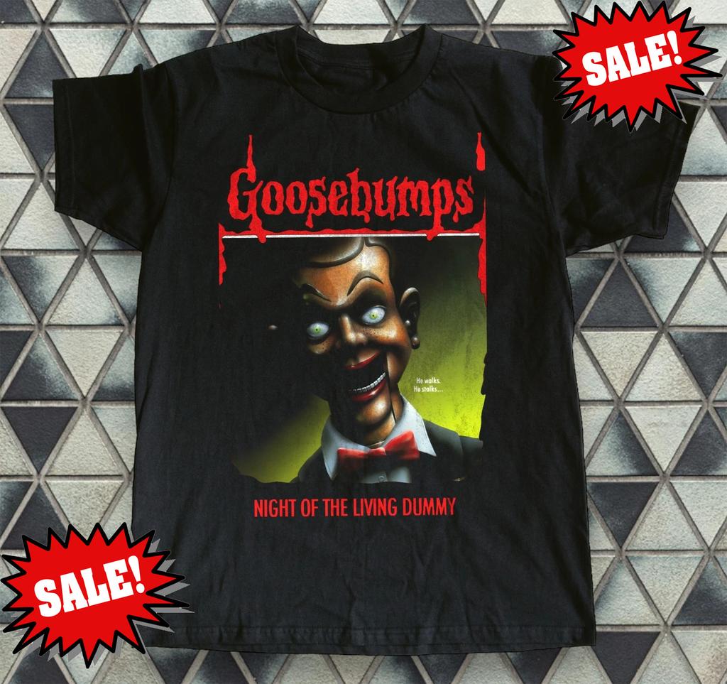 NEW Goosebumps Night of the Living Dummy Cotton S to 5XL Black T Shirt CM783