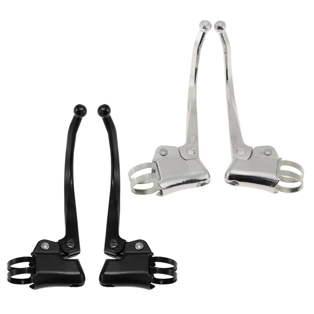 1 Pair Universal Stainless Steel Brake Handle Road Bike Brake Lever
