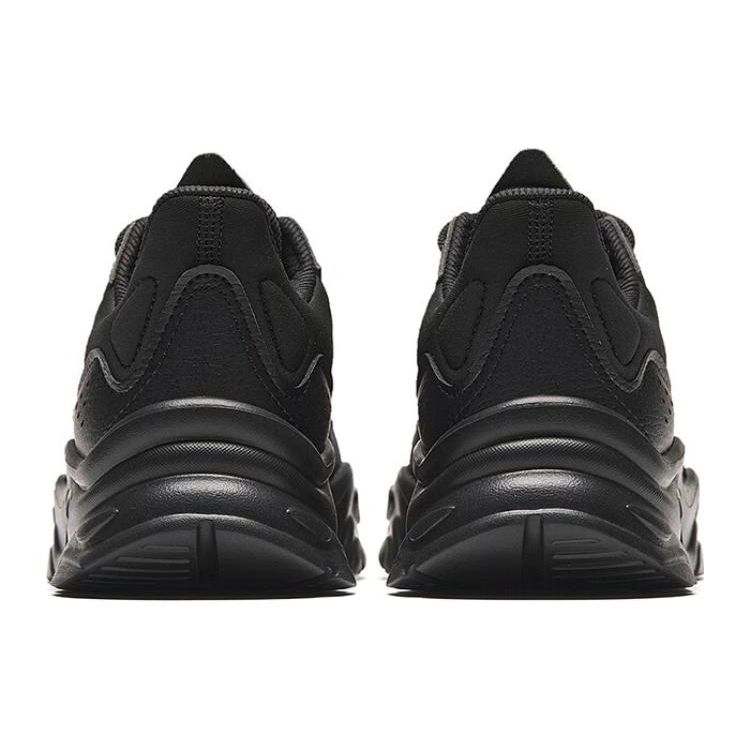 Anta Retro Dad Shoes All Black Women 922348826-7