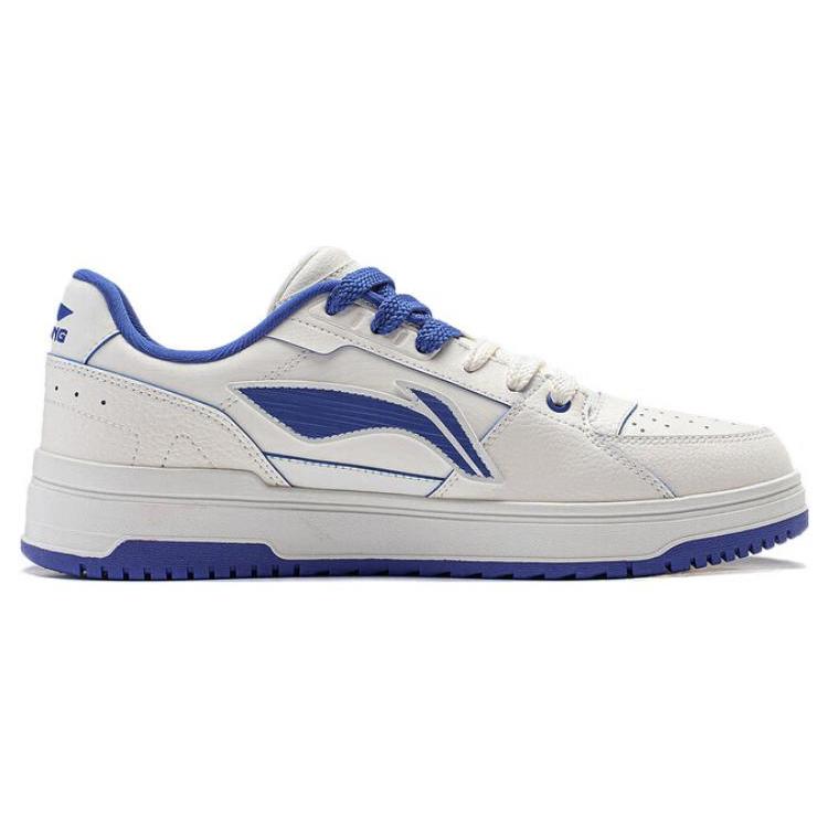 New LiNing Tianji 2.0 Anti Slip And Wear Resistant Lightweight Low Top Skateboard Shoes Men's Blue White AGCT345-3