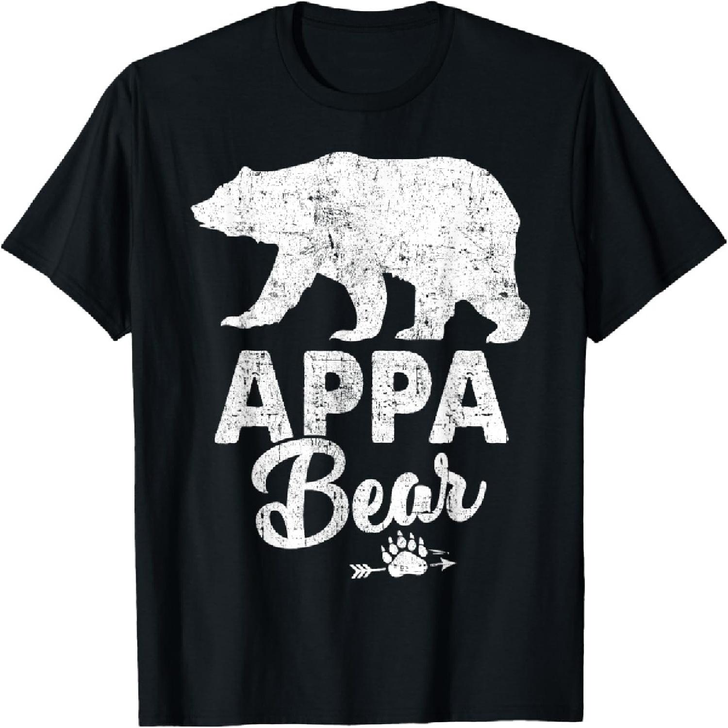 Funny Appa Bear Father s Day Shirt T-Shirt S