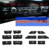 12 Button Key Caps AC Heater Switch Replacement for  BMW 5 6 7 F10 F01 F12 61319313923