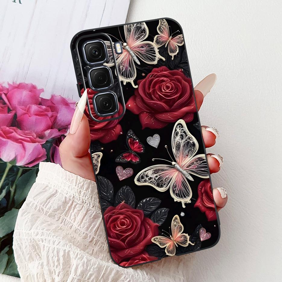 Hülle für Infinix Hot 50 Pro Plus X6880, niedliches Koi-Motiv, weiche TPU-Handyhülle für Infinix Hot 50, Hot50 Pro 4G X6881 und X6882