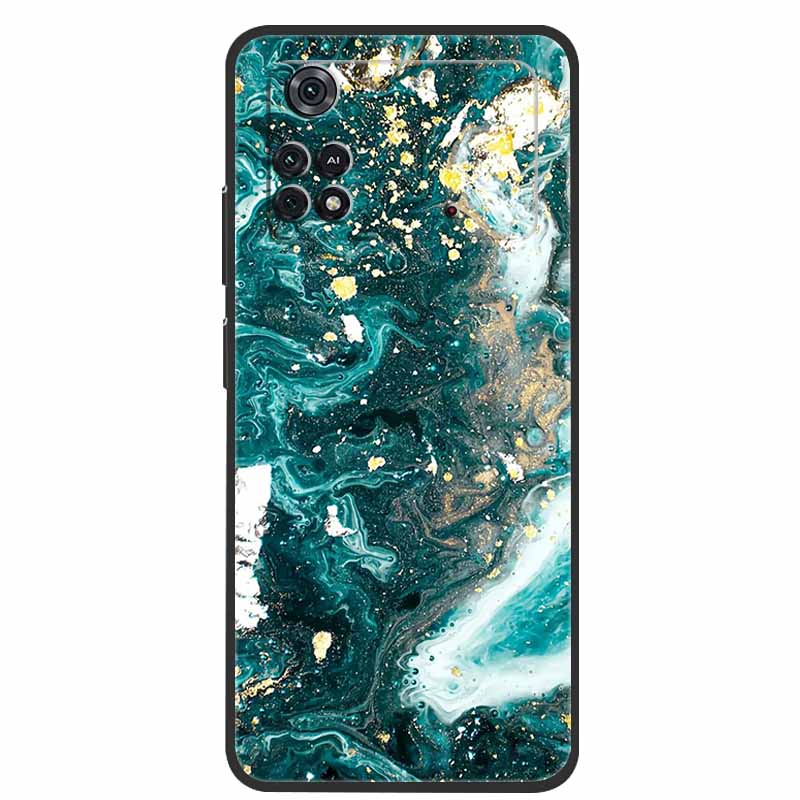 For Poco X4 Pro 5G Case Poco M4 Pro 2022 Marble Silicone TPU Back Cover for Xiaomi Poco M4 Pro 4G Phone Case Poco X4 Pro 5G Capa