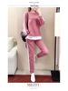 2024 Plus Size Women's Slimming Sweatshirt & Casual Two-Piece Early Autumn Set