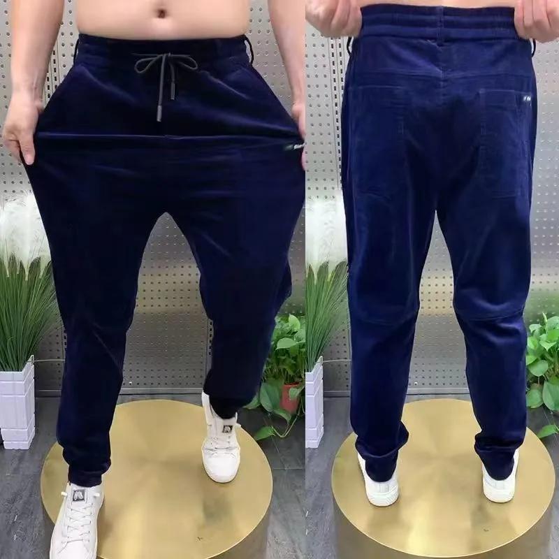 Men's Autumn Corduroy Casual Pants Office Male Trousers