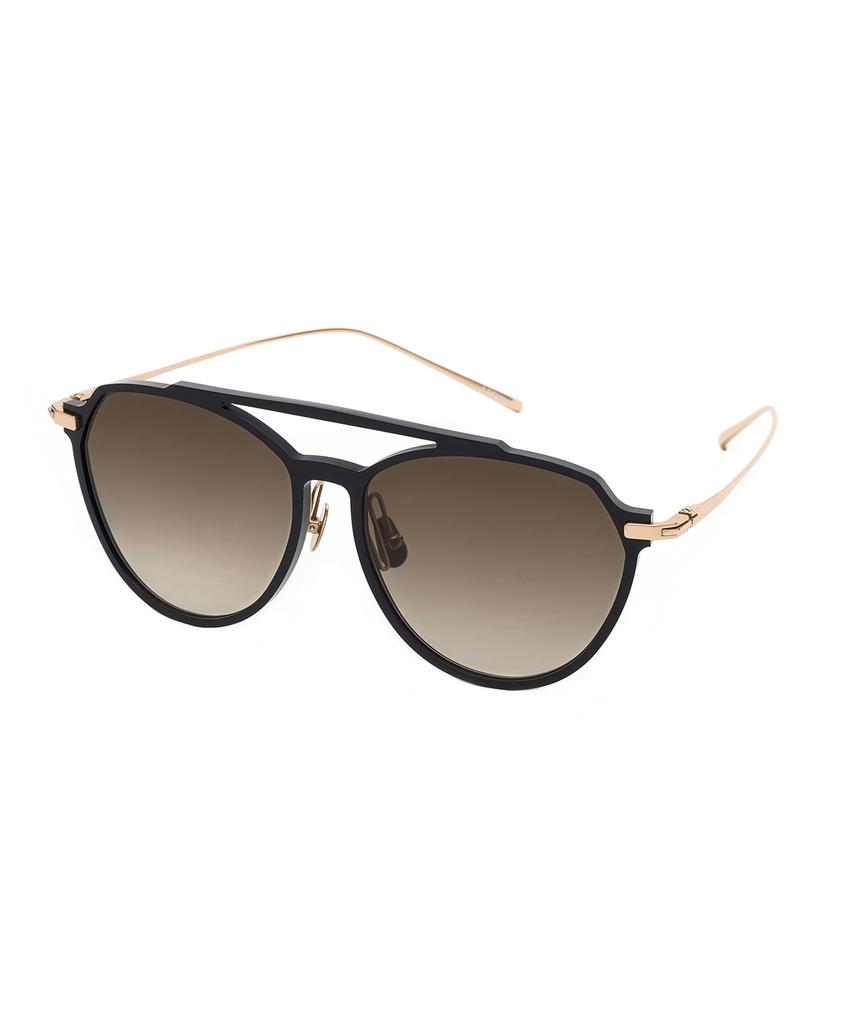 Maseuka Free2_Onda 03B/Br Free2 Onda Black Rose Gold Brown Lenses